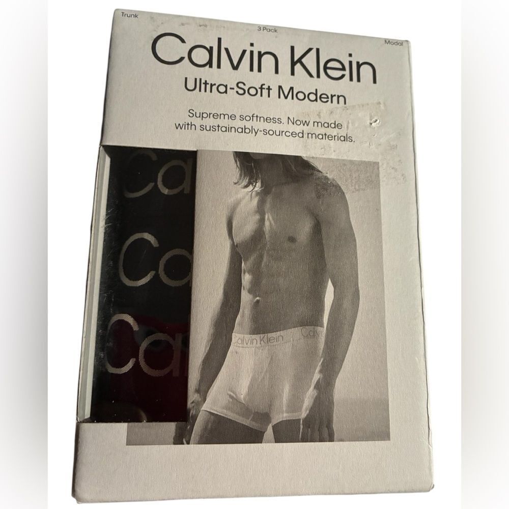 Calvin Klein Ultra-Soft Modern Boxer Briefs - Black